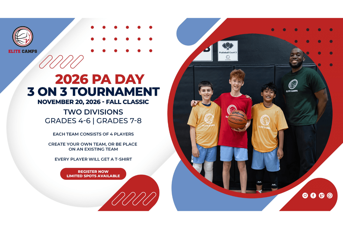 November 20, 2026 PA Day - 3 on 3 Tournament - Fall Classic
